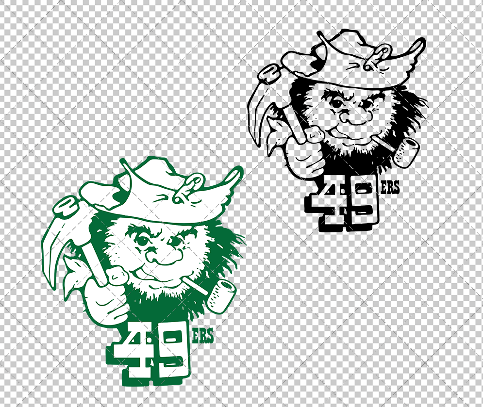 Charlotte 49ers Alternate 1979, Svg, Dxf, Eps, Png - SvgShopArt