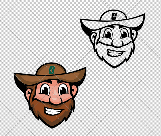 Charlotte 49ers Mascot 2020 002, Svg, Dxf, Eps, Png - SvgShopArt