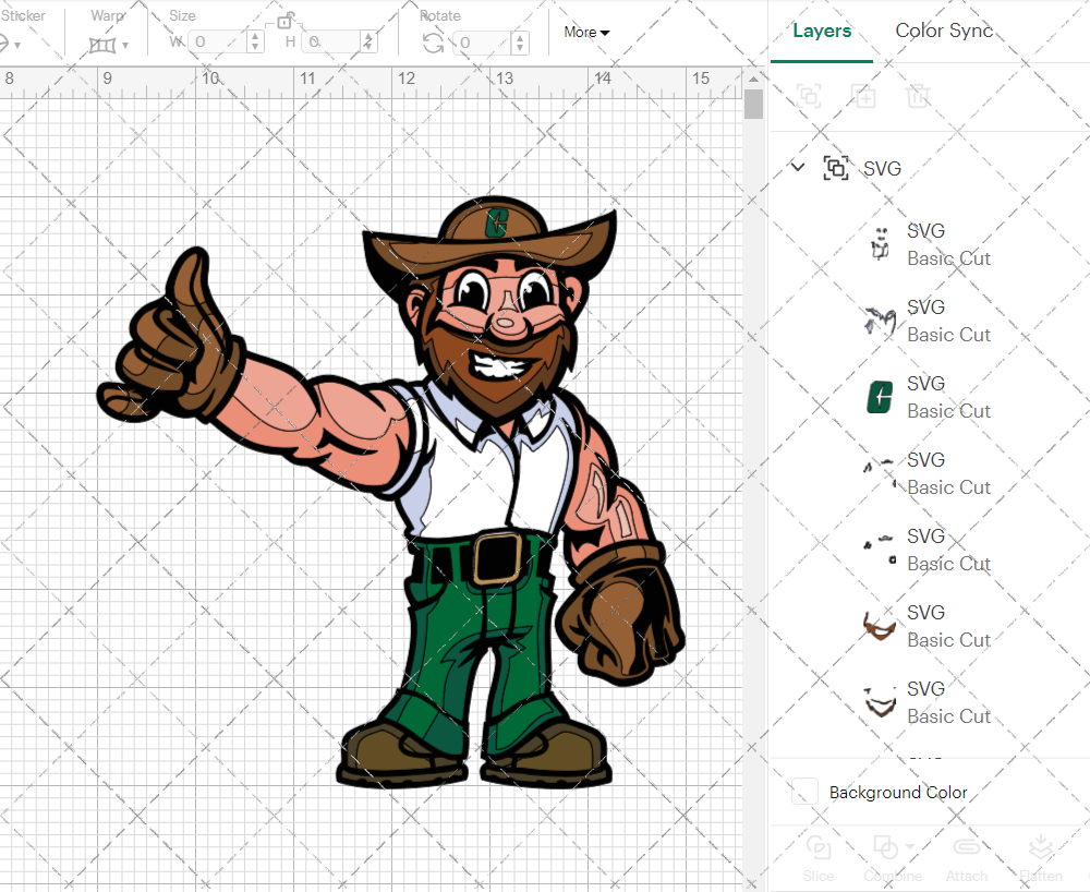 Charlotte 49ers Mascot 2020 004, Svg, Dxf, Eps, Png - SvgShopArt