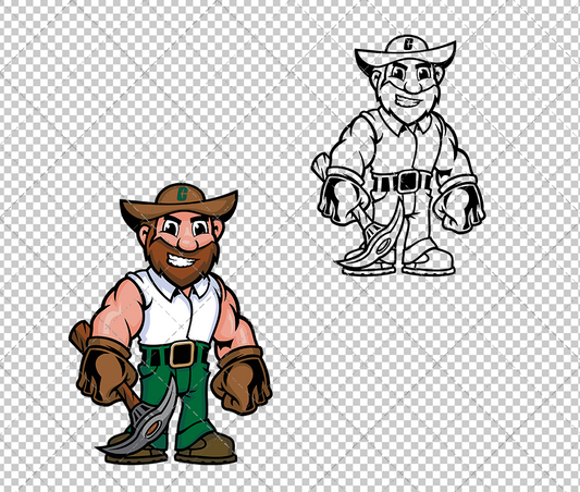 Charlotte 49ers Mascot 2020 005, Svg, Dxf, Eps, Png - SvgShopArt