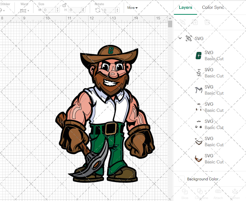 Charlotte 49ers Mascot 2020 005, Svg, Dxf, Eps, Png - SvgShopArt