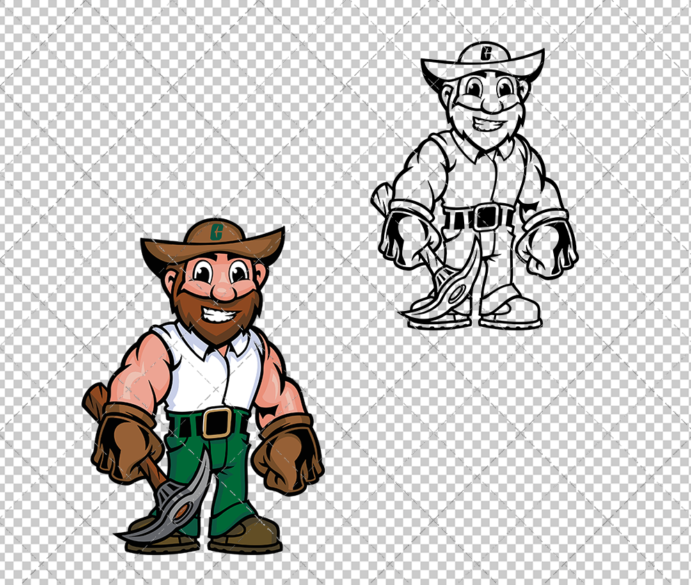 Charlotte 49ers Mascot 2020 006, Svg, Dxf, Eps, Png - SvgShopArt