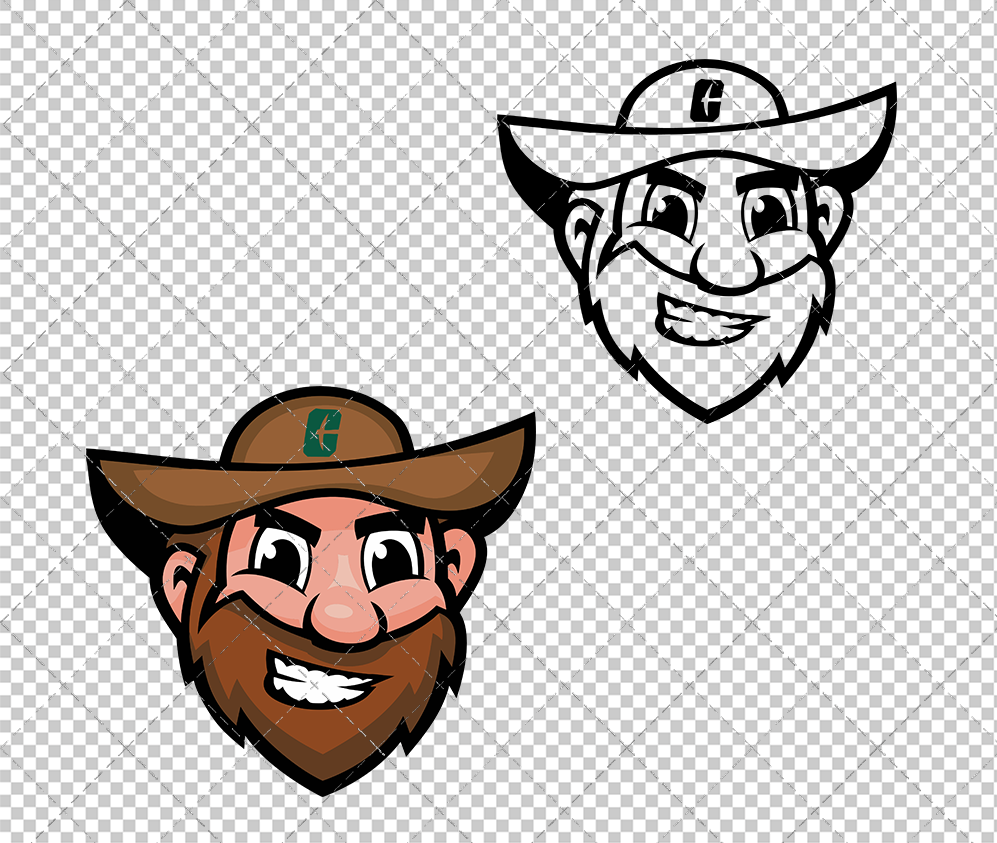 Charlotte 49ers Mascot 2020, Svg, Dxf, Eps, Png - SvgShopArt