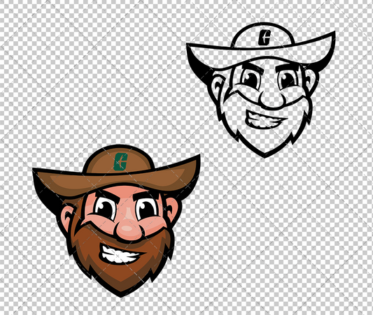 Charlotte 49ers Mascot 2020, Svg, Dxf, Eps, Png - SvgShopArt