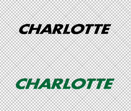 Charlotte 49ers Wordmark 2006 002, Svg, Dxf, Eps, Png - SvgShopArt