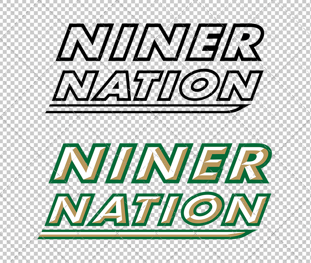 Charlotte 49ers Wordmark 2006, Svg, Dxf, Eps, Png - SvgShopArt
