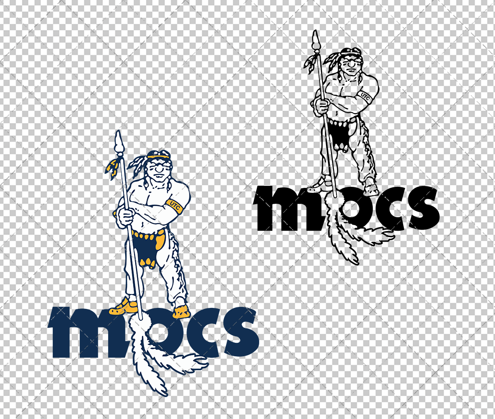 Chattanooga Mocs 1984, Svg, Dxf, Eps, Png - SvgShopArt