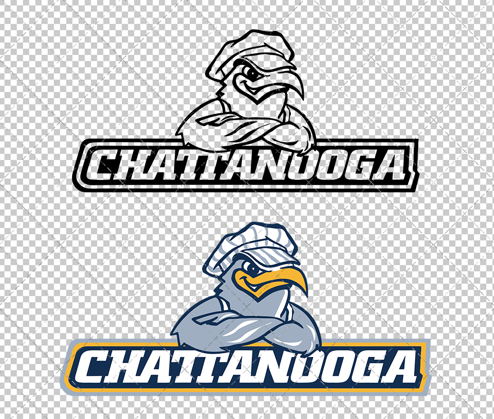 Chattanooga Mocs Alternate 1997 009, Svg, Dxf, Eps, Png - SvgShopArt
