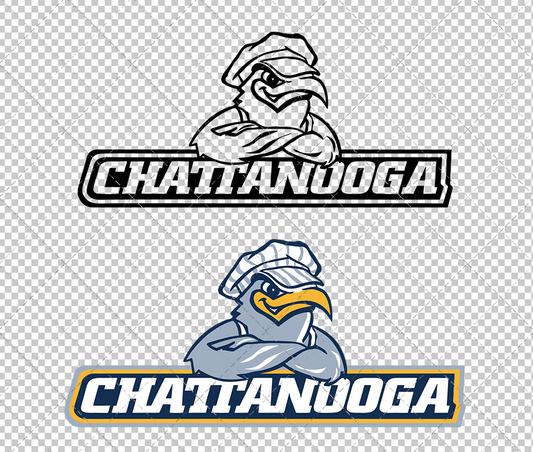 Chattanooga Mocs Alternate 1997 009, Svg, Dxf, Eps, Png - SvgShopArt
