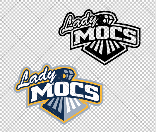 Chattanooga Mocs Alternate 2007, Svg, Dxf, Eps, Png - SvgShopArt
