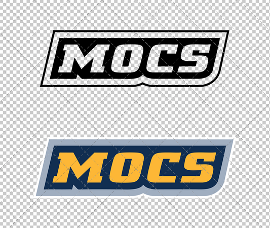Chattanooga Mocs Wordmark 1997 005, Svg, Dxf, Eps, Png - SvgShopArt