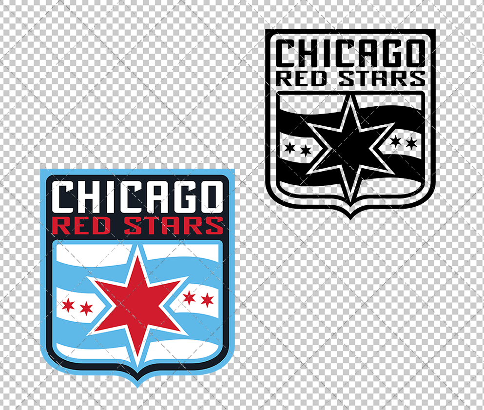 Chicago Red Stars 2013, Svg, Dxf, Eps, Png