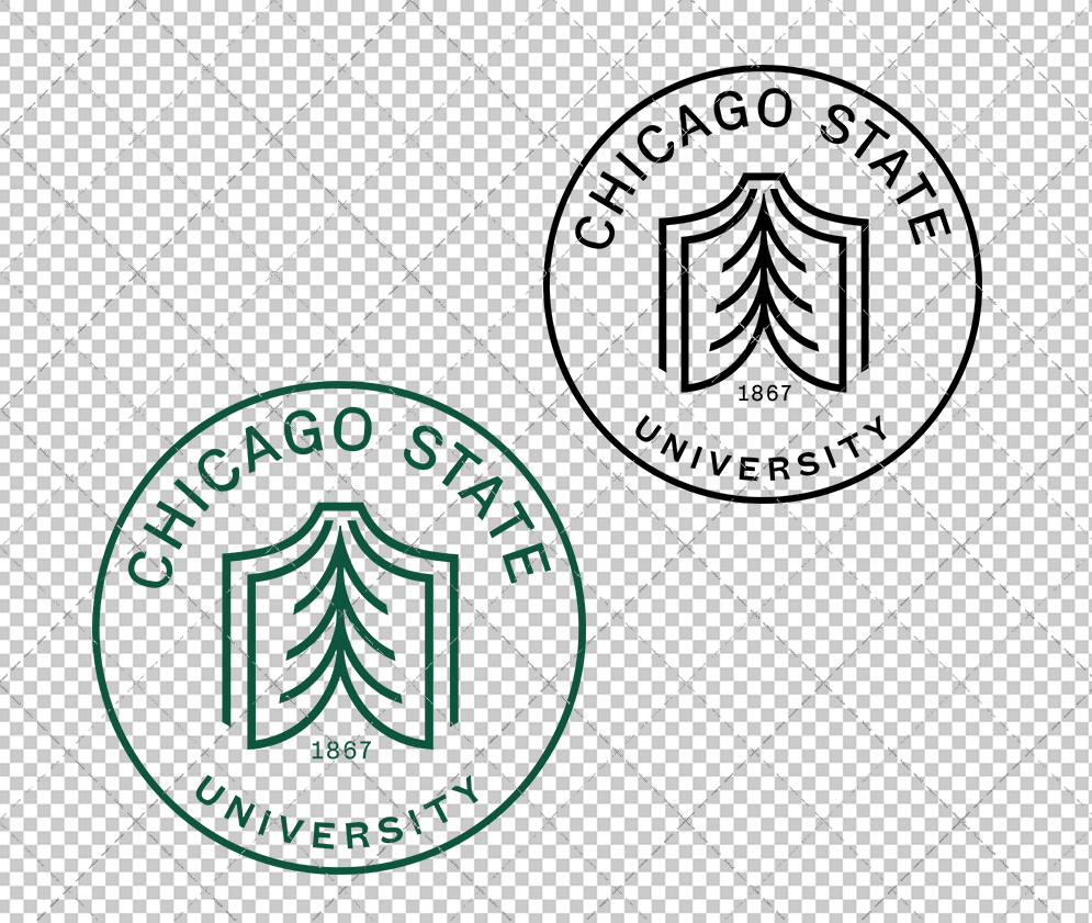 Chicago State Cougars Misc 2007 002, Svg, Dxf, Eps, Png - SvgShopArt