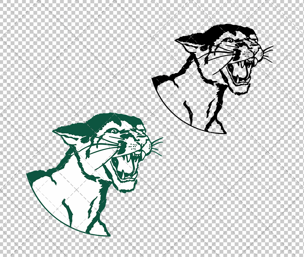 Chicago State Cougars Secondary 1974, Svg, Dxf, Eps, Png - SvgShopArt