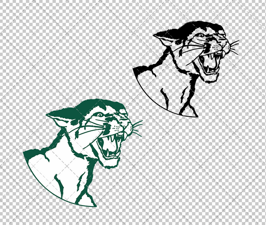 Chicago State Cougars Secondary 1974, Svg, Dxf, Eps, Png - SvgShopArt