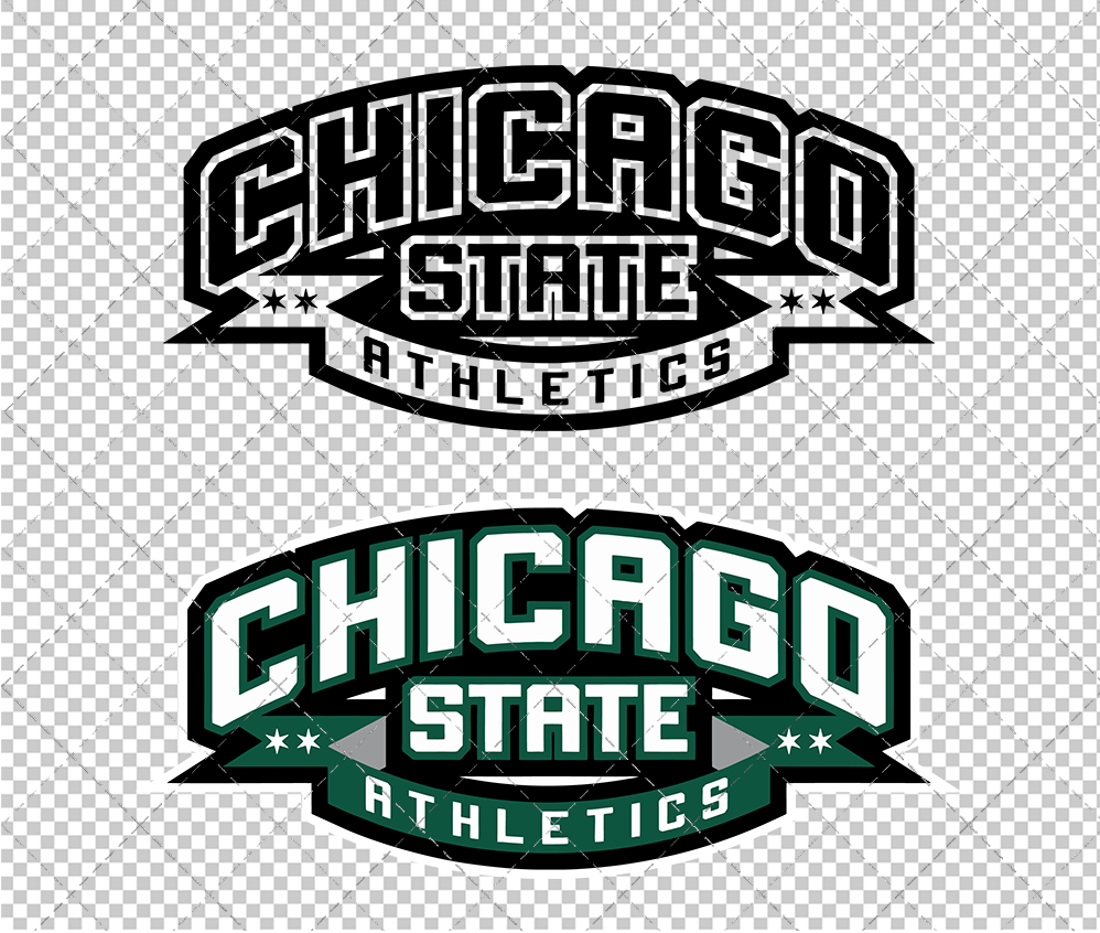 Chicago State Cougars Wordmark 2007 003, Svg, Dxf, Eps, Png - SvgShopArt