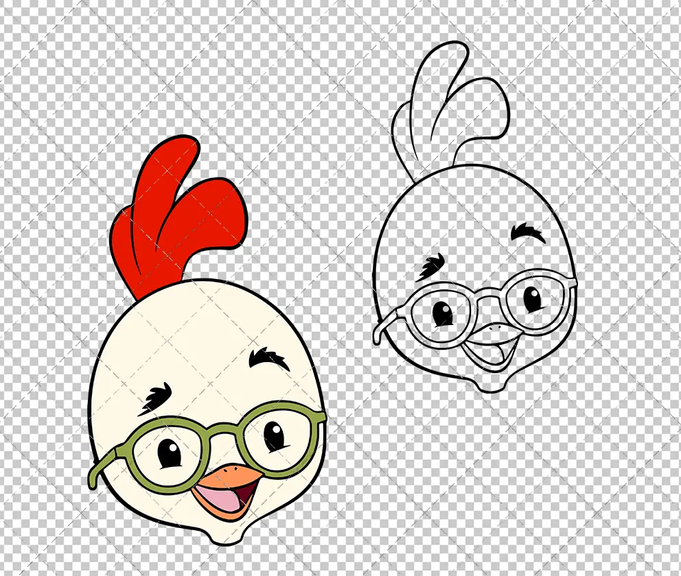 Chicken Little, Svg, Dxf, Eps, Png SvgShopArt