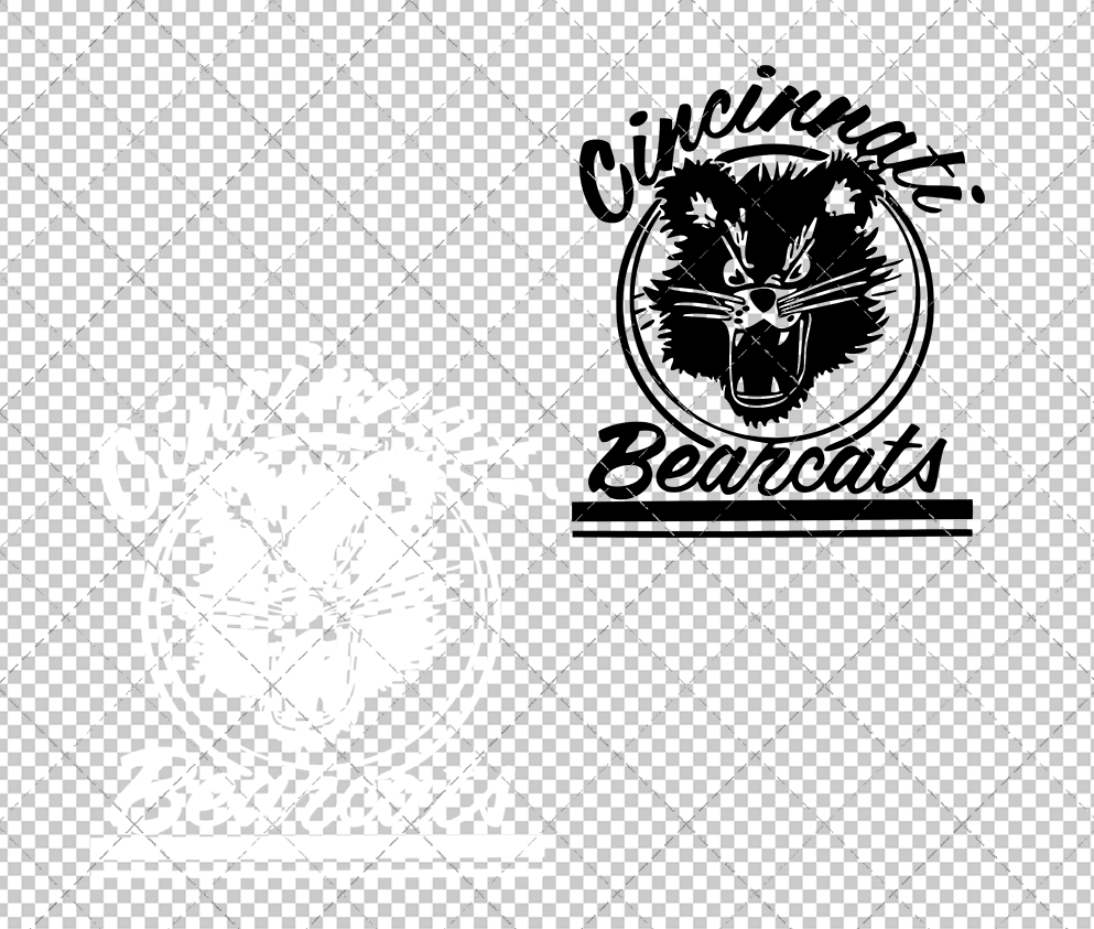 Cincinnati Bearcats 1983, Svg, Dxf, Eps, Png - SvgShopArt