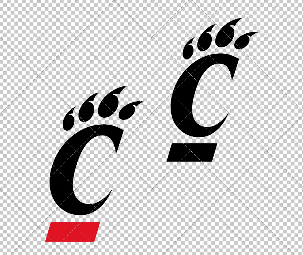 Cincinnati Bearcats 2005, Svg, Dxf, Eps, Png - SvgShopArt