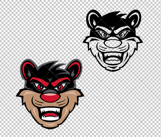 Cincinnati Bearcats Mascot 2010, Svg, Dxf, Eps, Png - SvgShopArt