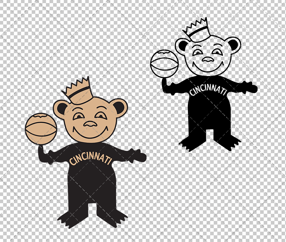 Cincinnati Bearcats Misc 1962, Svg, Dxf, Eps, Png - SvgShopArt