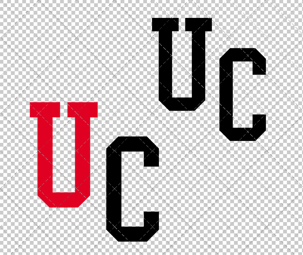 Cincinnati Bearcats Secondary 1962, Svg, Dxf, Eps, Png - SvgShopArt