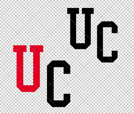 Cincinnati Bearcats Secondary 1962, Svg, Dxf, Eps, Png - SvgShopArt