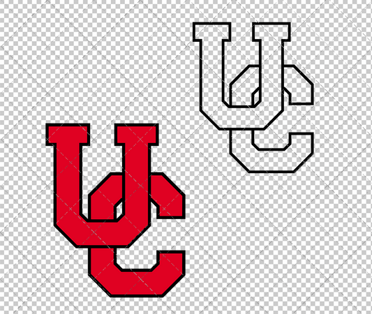 Cincinnati Bearcats Secondary 1970 002, Svg, Dxf, Eps, Png - SvgShopArt