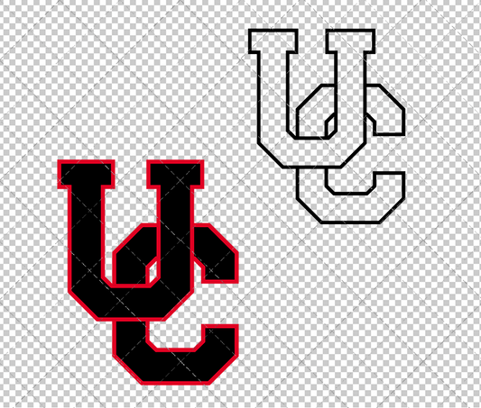 Cincinnati Bearcats Secondary 1970, Svg, Dxf, Eps, Png - SvgShopArt