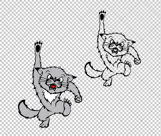 Cincinnati Bearcats Secondary 1995 003, Svg, Dxf, Eps, Png - SvgShopArt