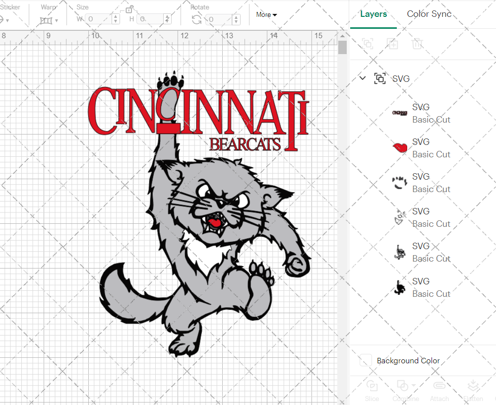 Cincinnati Bearcats Secondary 1995, Svg, Dxf, Eps, Png - SvgShopArt