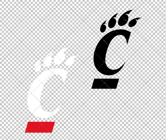 Cincinnati Bearcats Secondary 2005, Svg, Dxf, Eps, Png - SvgShopArt