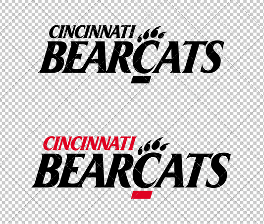 Cincinnati Bearcats Wordmark 2005 002, Svg, Dxf, Eps, Png - SvgShopArt