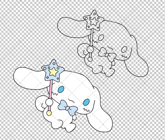 Cinnamoroll - Sanrio 003, Svg, Dxf, Eps, Png SvgShopArt