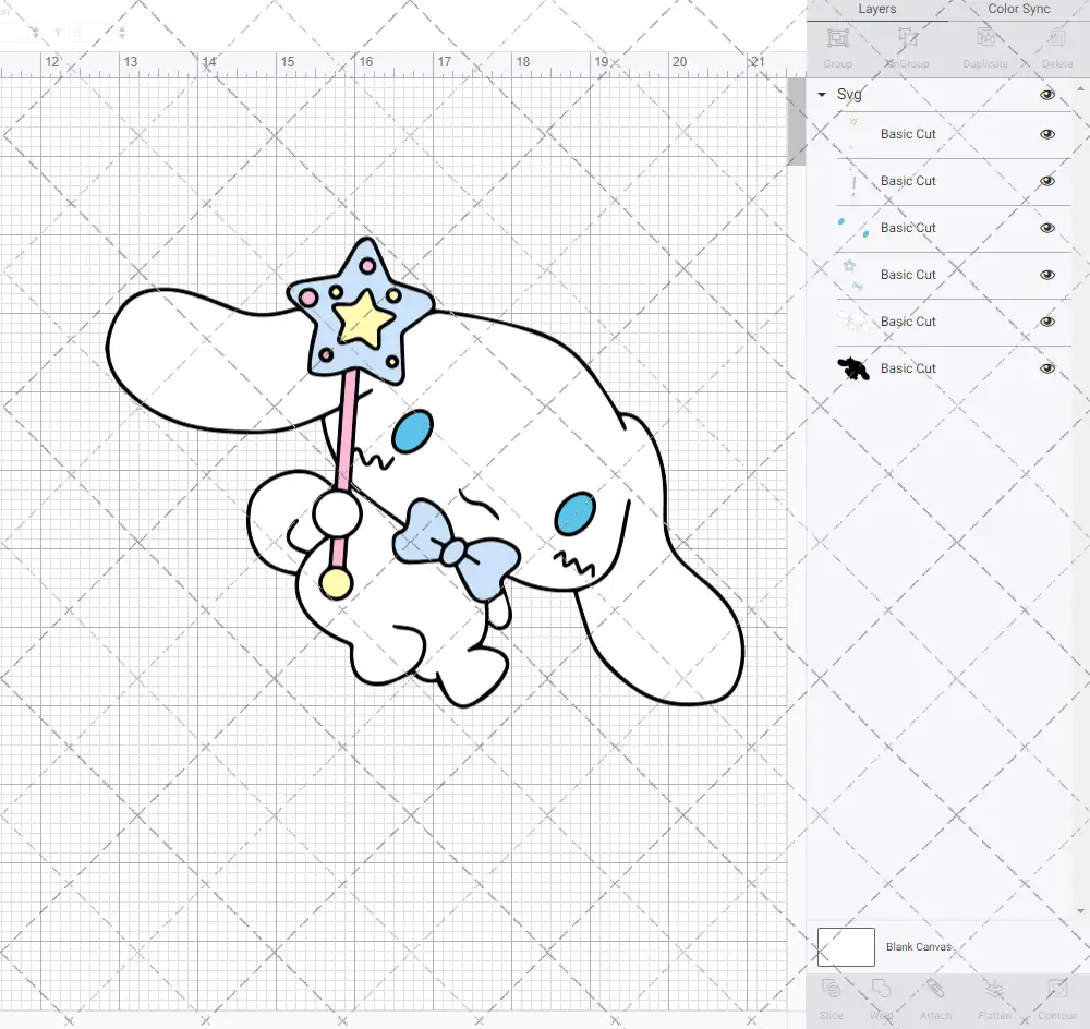 Cinnamoroll - Sanrio 003, Svg, Dxf, Eps, Png - SvgShopArt