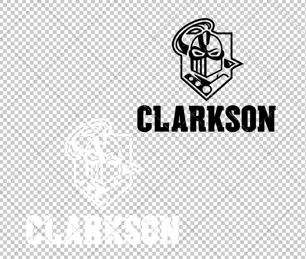 Clarkson Golden Knights Alternate 2019 003, Svg, Dxf, Eps, Png - SvgShopArt