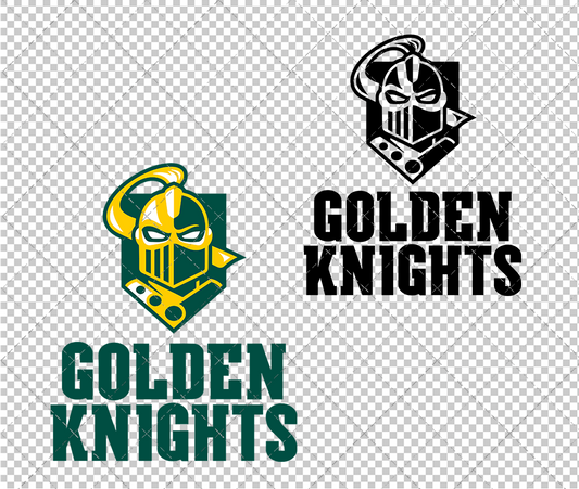 Clarkson Golden Knights Alternate 2019 007, Svg, Dxf, Eps, Png - SvgShopArt