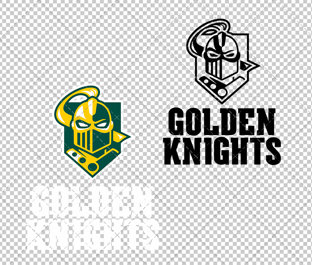 Clarkson Golden Knights Alternate 2019 008, Svg, Dxf, Eps, Png - SvgShopArt