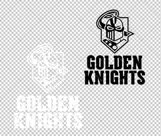 Clarkson Golden Knights Alternate 2019 009, Svg, Dxf, Eps, Png - SvgShopArt