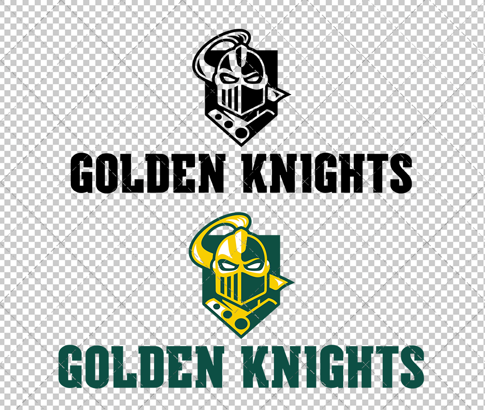 Clarkson Golden Knights Alternate 2019 010, Svg, Dxf, Eps, Png - SvgShopArt
