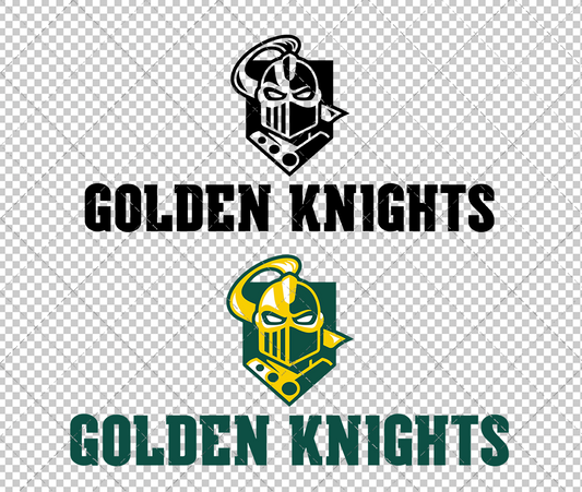 Clarkson Golden Knights Alternate 2019 010, Svg, Dxf, Eps, Png - SvgShopArt