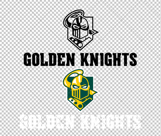 Clarkson Golden Knights Alternate 2019 011 Svg, Dxf, Eps, Png - SvgShopArt