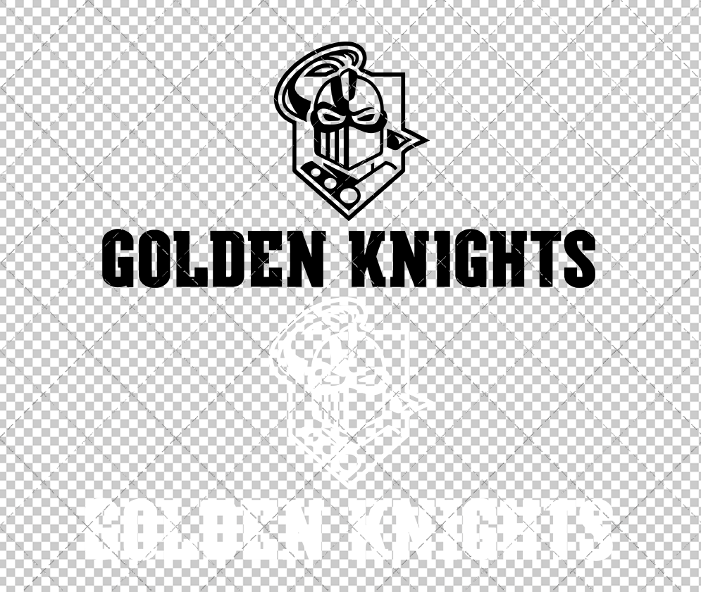 Clarkson Golden Knights Alternate 2019 012, Svg, Dxf, Eps, Png - SvgShopArt