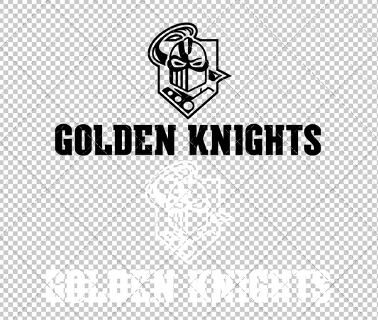 Clarkson Golden Knights Alternate 2019 012, Svg, Dxf, Eps, Png - SvgShopArt