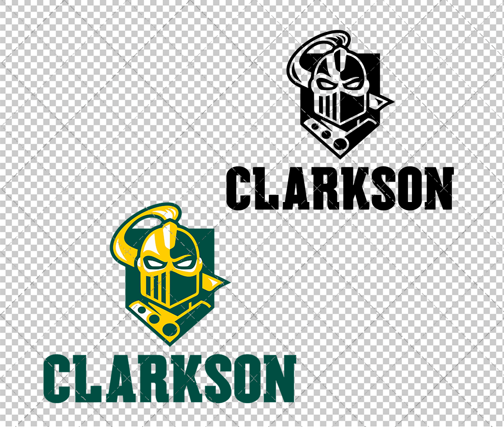 Clarkson Golden Knights Alternate 2019, Svg, Dxf, Eps, Png - SvgShopArt