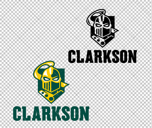 Clarkson Golden Knights Alternate 2019, Svg, Dxf, Eps, Png - SvgShopArt