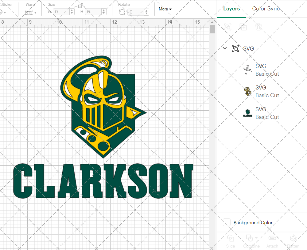 Clarkson Golden Knights Alternate 2019, Svg, Dxf, Eps, Png - SvgShopArt