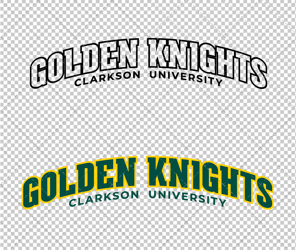 Clarkson Golden Knights Jersey 2019 003, Svg, Dxf, Eps, Png - SvgShopArt