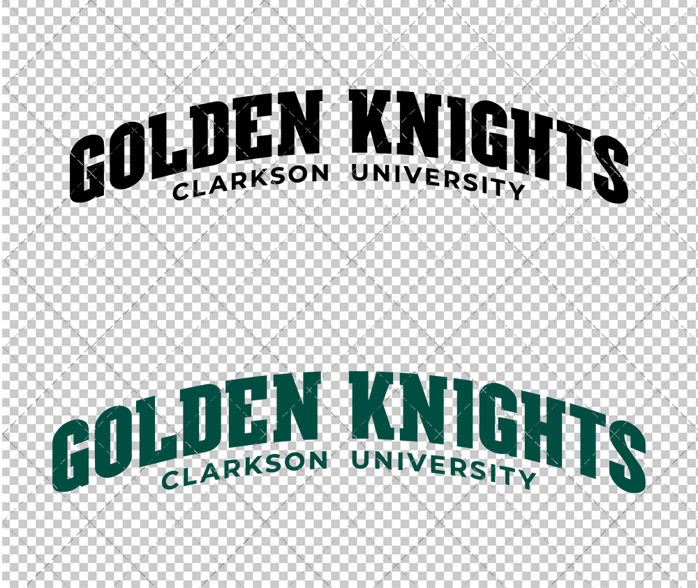 Clarkson Golden Knights Jersey 2019 004, Svg, Dxf, Eps, Png - SvgShopArt