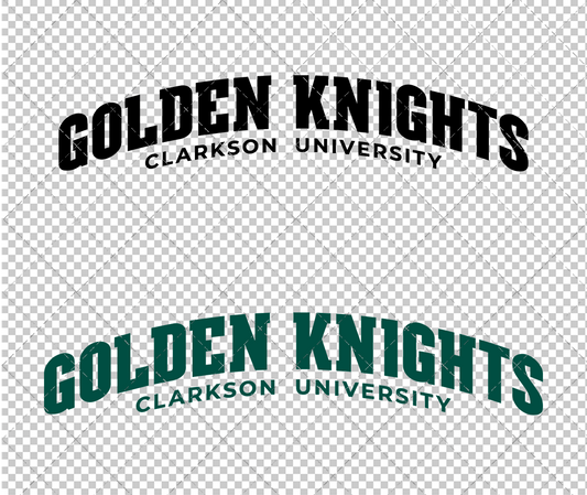 Clarkson Golden Knights Jersey 2019 004, Svg, Dxf, Eps, Png - SvgShopArt
